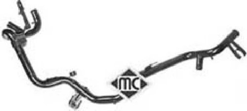 Für METALCAUCHO 03168 COOLANT TUBE VW SHARAN 1.9TDI