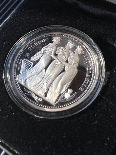 2021 St Helena Three Graces UK £1 1oz Silver Proof Coin NGC PF70 Early Releases