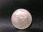 VINTAGE 1886 MORGAN SILVER DOLLAR " NO MINT MARK " UNGRADED / ESTIMATE VFC