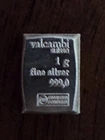 Valcambi Suisse - 1 Gram .999 Fine Pure Solid SILVER Bullion Mini Bar