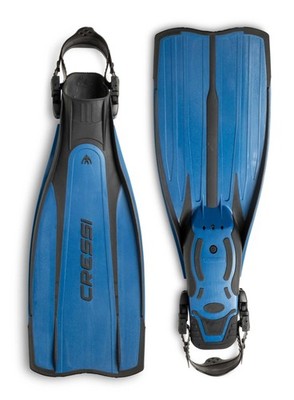 Cressi Pro Light Adjustable XS | US Man 3/5 | Lady 4/6| EU 35/38, Blue