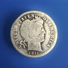 1911 Barber Silver 10 Cent Dime - Nice Circulated