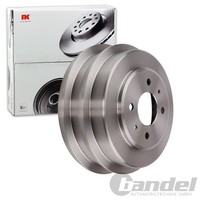 2X NK Ø 203Mm Bremstrommeln Satz Hinten Passend FüR Hyundai Accent | 253410