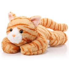 16 Inch 1.5 Lbs Weighted Cat Stuffed Animals Realistic Kitten Weighted Plush ...