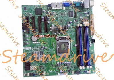 1pc X9SCM-iif 1155-pin C204 1200 I3 single channel MATX mini motherboard 1zk #zc