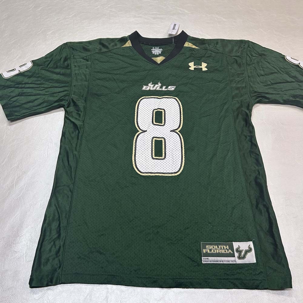 South Florida Bulls Football Jersey Small Under Armour Number 8 NCAA