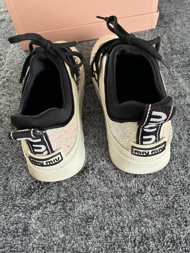 Miu Miu Schuhe 40 Glitzer Rosa - Bild 7 von 14