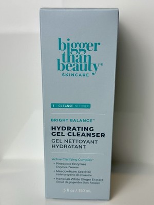 Bigger Than Beauty Skincare Bright Balance Hydrating Gel Cleanser NEW