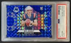2024 Panini Mosaic Drake Maye RC Blue Prizm NFL Debut #/99 Patriots PSA 8