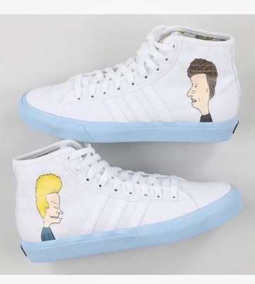 Beavis And Butthead Adidas Matchcourt Canvas High Top Sneakers Men Size 10 US 41