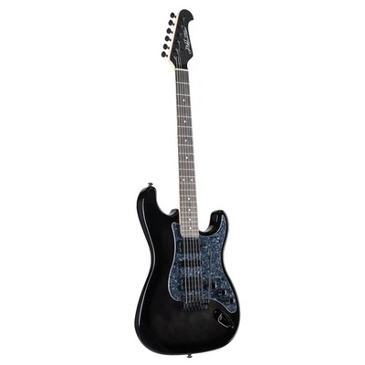 J & D J&D ST-SS BKS E-Gitarre, Black Sunburst, Humbucker, Single Coil, Vintage Tremolo