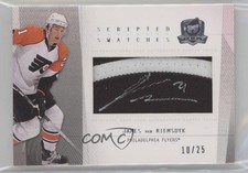 2009-10 Upper Deck The Cup Scripted Swatches 10/25 James van Riemsdyk Auto 00er