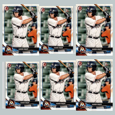 Aaron Knapp Lot 6 Baseball Cards 2018 Bowman 65 Set Collection MLB NM
