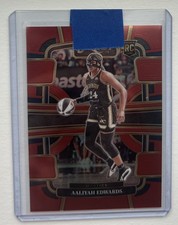 2024 Panini Select WNBA 36 Aaliyah Edwards Mystics RC Red Prizm 006/149
