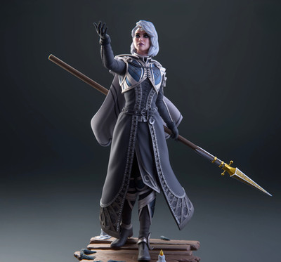 Isobel Baldur's Gate 3 Resin Figure 25.9cm | Bulkamancer | UNPAINTED
