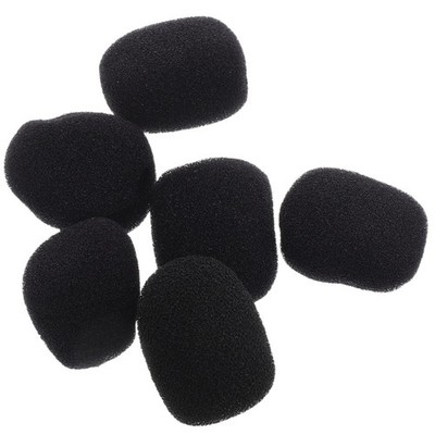6 Pcs Revers-mikrofon-windschutz Drahtlos Windschutzscheibe Schwamm