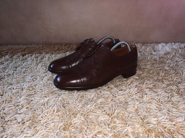 Men Bally Heels Brown Leather 43 #5M4M