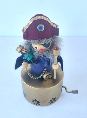 Steinbach Hand Crank Music Box Herr Drosselmeyer Nutcracker Tchaikovsky Box