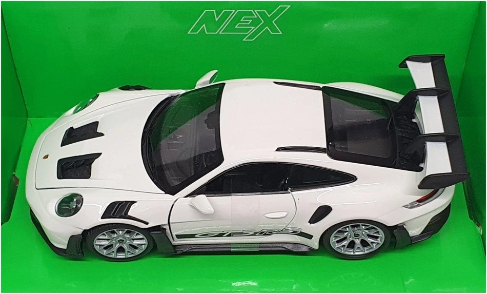 Welly NEX Escala 1/24 Diecast 24122W - Porsche 911 GT3 (992) - Blanco Foto 4 de 4