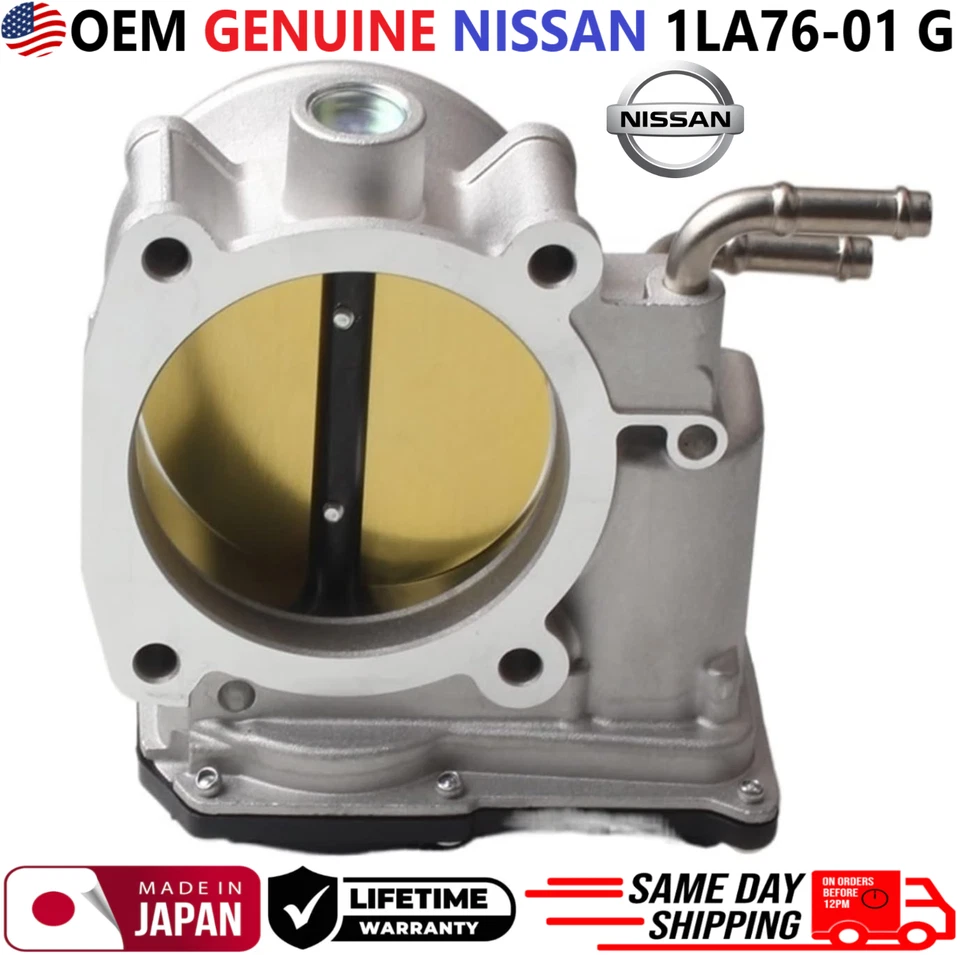 GENUINE Throttle Body For 2011-2022 Nissan Infiniti QX56 QX80 5.6L, 1LA76-01 G - Image 4 of 4