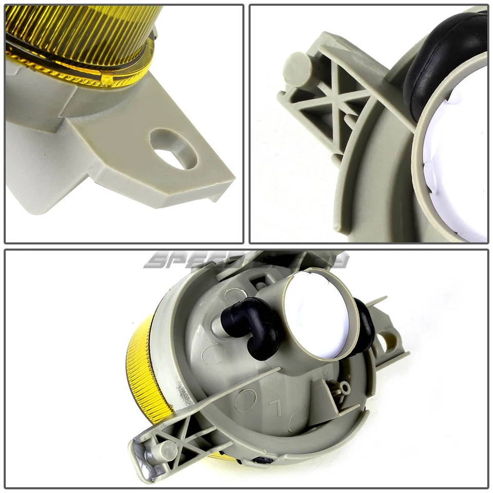 PARA 93-95 HONDA CIVIC DEL SOL LENTE ÁMBAR PARACHOQUES DELANTERO LUCES ANTINIEBLA CONDUCCIÓN Foto 4 de 4