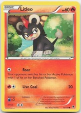 Litleo 11/119 Phantom Forces Pokemon Card NM