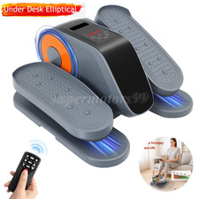Under Desk Elliptical Electric Seated Pedal Exerciser Mini Ellipse Leg Exerciser