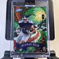 2025 Wild Card Holiday Splat Gunnar Helm Rookie 1/1 SSP Tennessee Titans