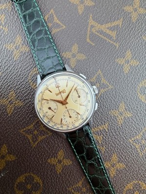 Eberhard & Co. Extra-Fort Tricompax Steel Caliber 16000 Original Dial Men Swiss