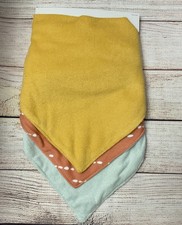 NEW Cat and Jack Unisex Baby Bandana Bibs 3 Pack