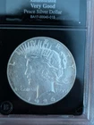 1926 S Peace Silver Dollar VG Very Good Bradford Exchange