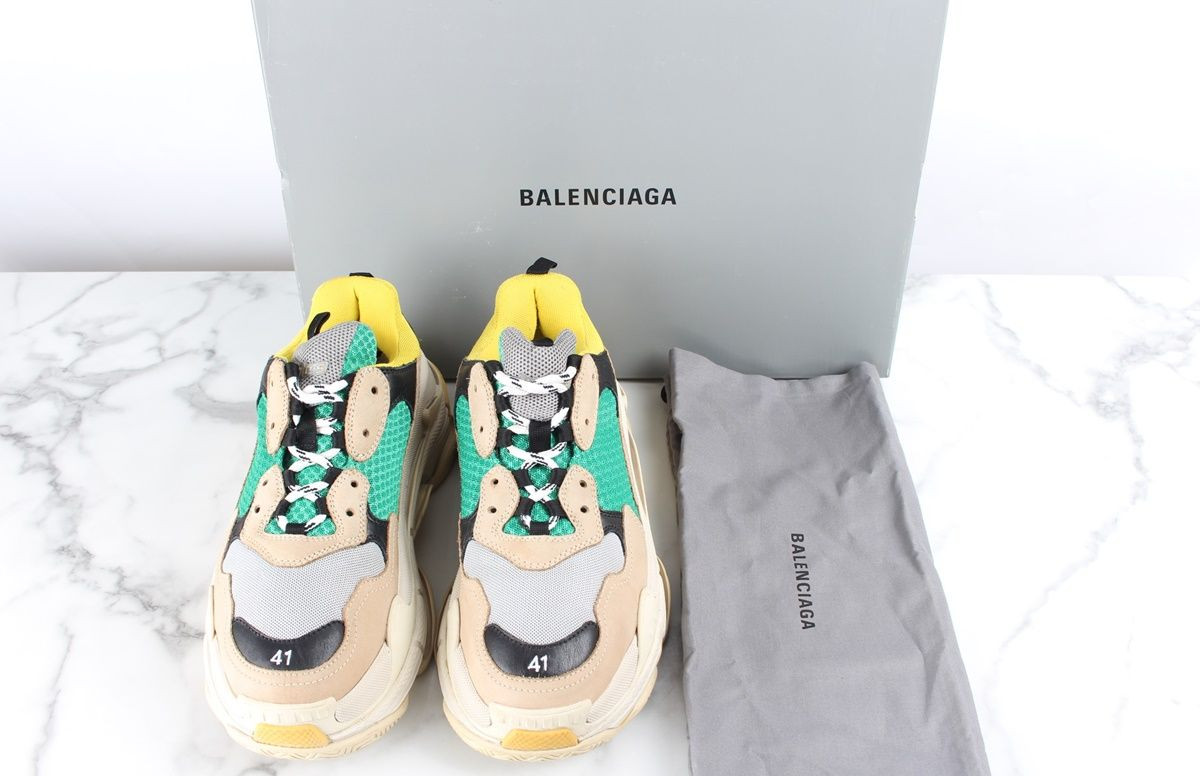 Balenciaga Triple S Sneakers in Yellow Beige 41 SKU | eBay Balenciaga Triple S Sneakers in Yellow Beige 41 SKU | eBay