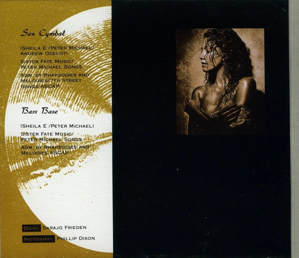 SHEILA E - Sex Cymbal CD Single (1991) [MINT/VG] - Image 3 of 4