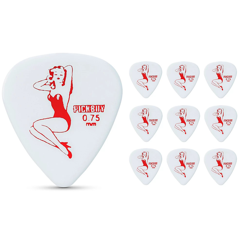 Pick Boy Heavy Metal Marilyn Celltex Guitar Picks 75 mm 10 Pack 2990₽