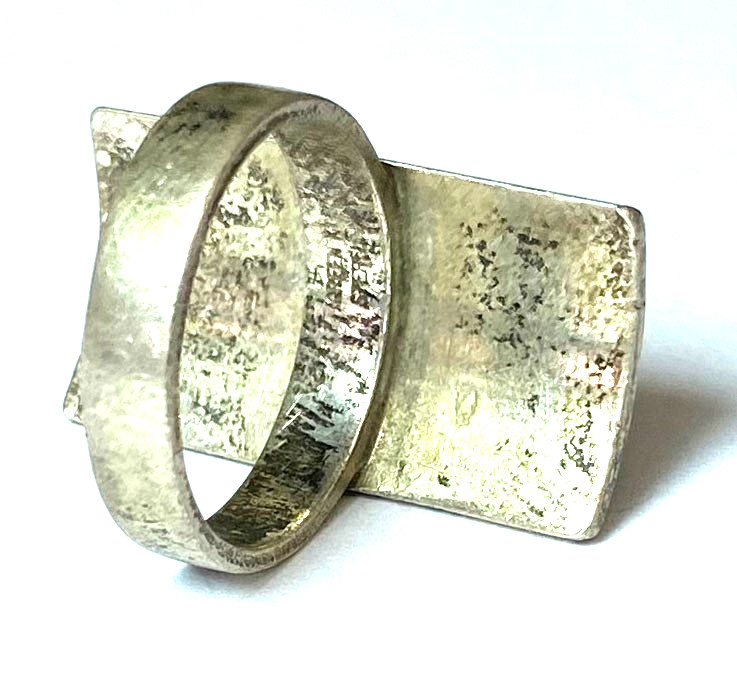 PLS Phi Lambda Sigma Vintage Sterling Silver Ring… - image 3