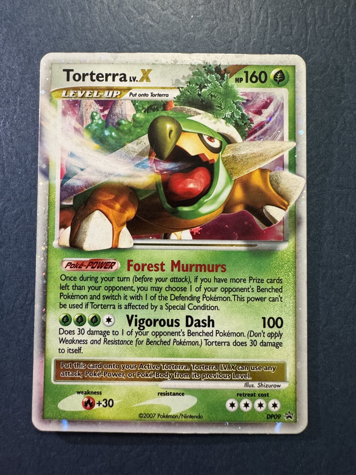 Pokemon TCG Torterra LV. X DP09 Diamond & Pearl Holo