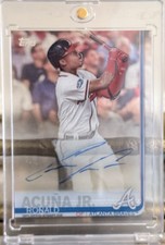 2019 Topps Clearly Authentic Ronald Acuna Jr. Braves Auto