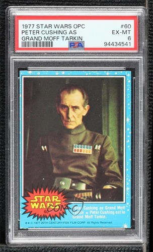 1977 OPC Star Wars #60 Peter Cushing as Grand Moff Tarkin