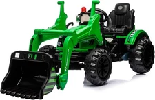 Kids Ride On Excavator 2 Speeds Battery Powered Vehicles Front Loader with Horn