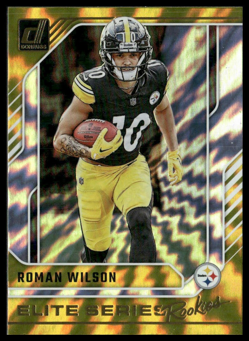 2024 Donruss Football #23 Roman Wilson The Elite Series Rookies Steelers RC