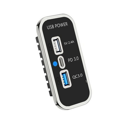 12V/24V Auto Dual USB Typ C Ladegerät Buchse Steckdose für Wohnmobil Wohnwage