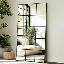 Large Full Length Floor Mirror for Bedroom, Living Room, Hallway - 28"X55" Windo