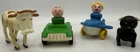 Fisher-Price Little People Collectible Toys Vintage 1960s Mixed Lot of 4