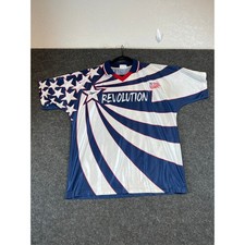Vintage 90s Reebok New England Revolution Jersey Shirt Mens XL Blue Soccer MLS