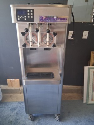 Stoelting Soft Serve Ice Cream Machine, 2 Hopper Floor Model