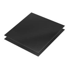 2 Pcs 3K Carbon Fiber Panel Sheets 400 x 400 x 1mm Board Plain Bright