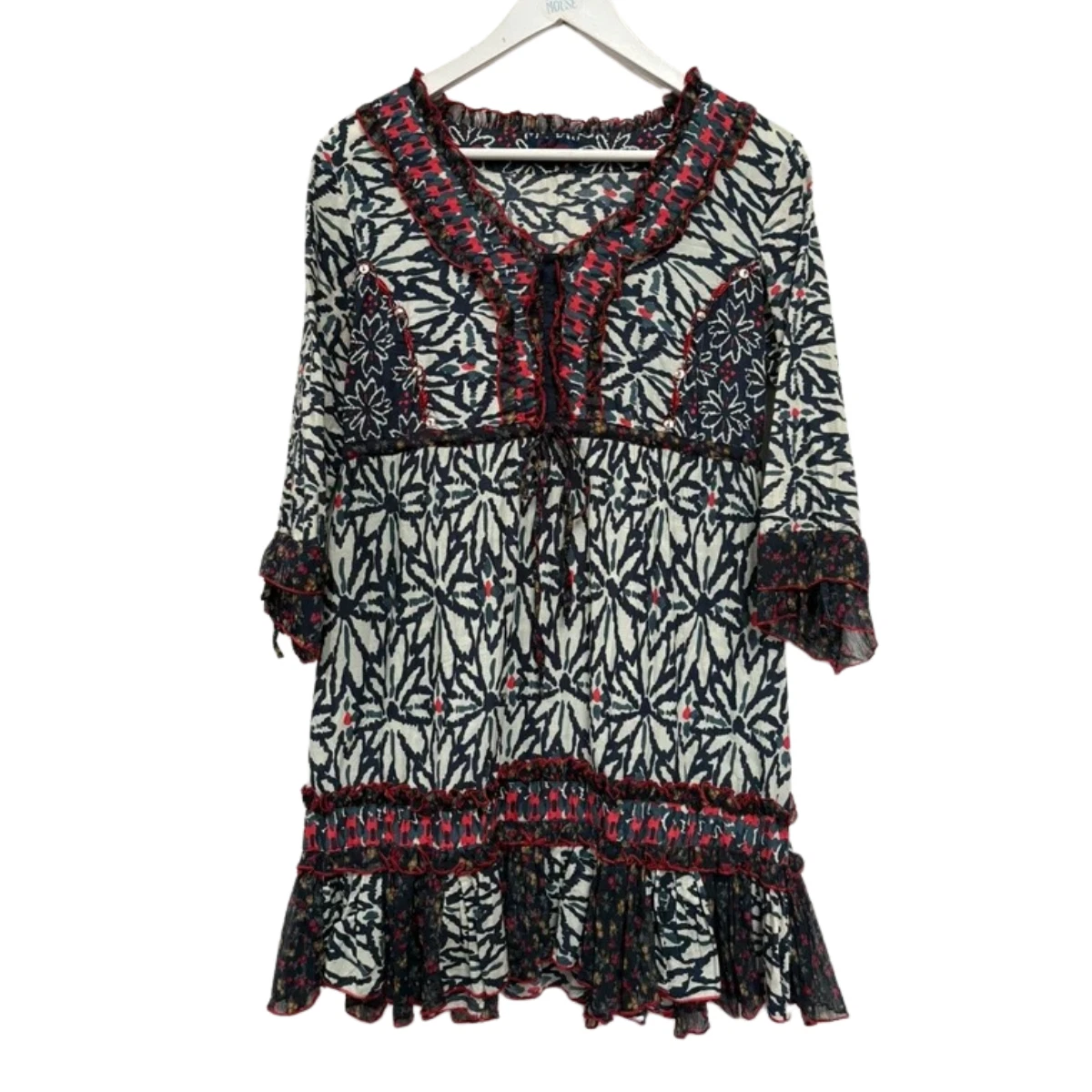 Joe Browns Abito Corto Invernale In Pizzo Floreale Magenta Con Cerniera A Nappe