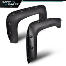 Fender Flares Fit For 2007-2013 Chevy Silverado 1500 2500hd Pocket Rivet Style
