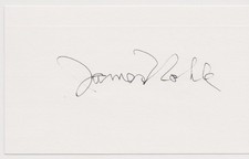 JAMES NOBLE hand-signed 3x5 card w/ coa .. authentic autograph .. DECEASED ACTOR JAMES NOBLE hand-signed 3x5 card w/ coa .. authentic autograph .. DECEASED ACTOR