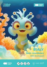 5902979039256 Blok rysunkowy biay A4/20K 80g HAPPY COLOR GDD